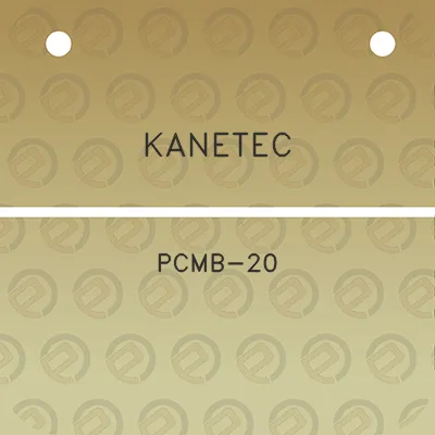 kanetec-pcmb-20