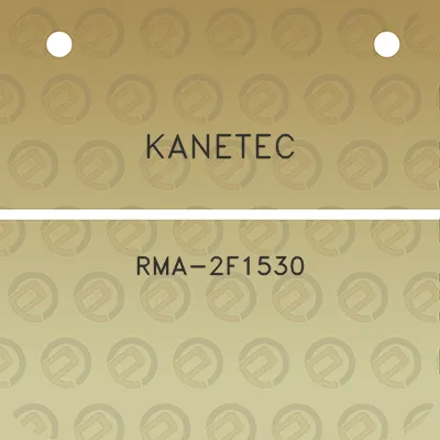 kanetec-rma-2f1530