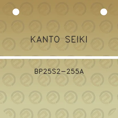 kanto-seiki-bp25s2-255a