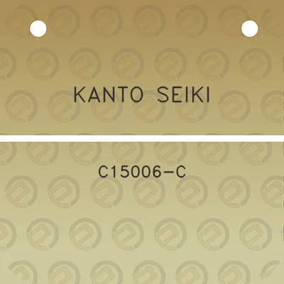 kanto-seiki-c15006-c