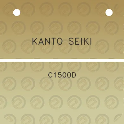 kanto-seiki-c1500d