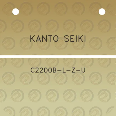 kanto-seiki-c2200b-l-z-u