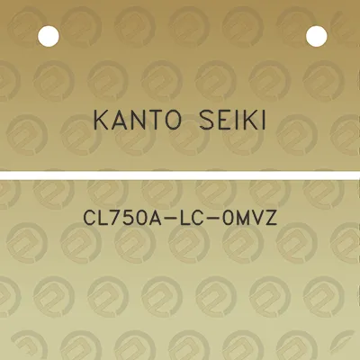 kanto-seiki-cl750a-lc-0mvz