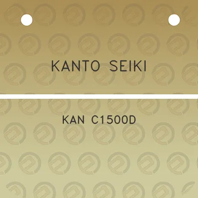 kanto-seiki-kan-c1500d