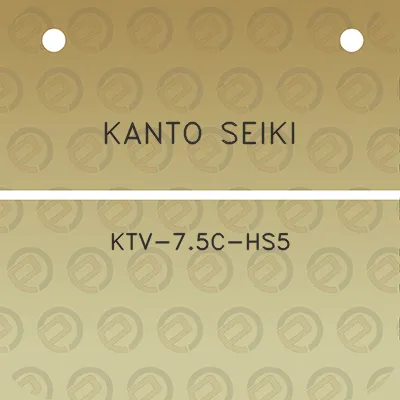 kanto-seiki-ktv-75c-hs5