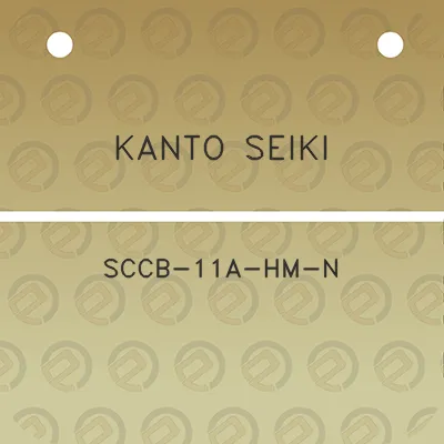 kanto-seiki-sccb-11a-hm-n