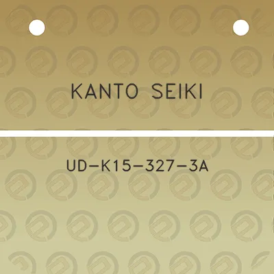 kanto-seiki-ud-k15-327-3a