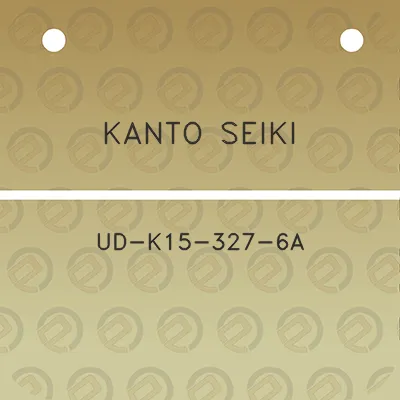 kanto-seiki-ud-k15-327-6a