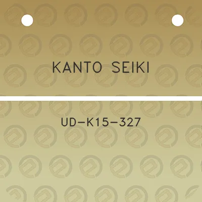 kanto-seiki-ud-k15-327