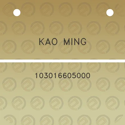 kao-ming-103e11