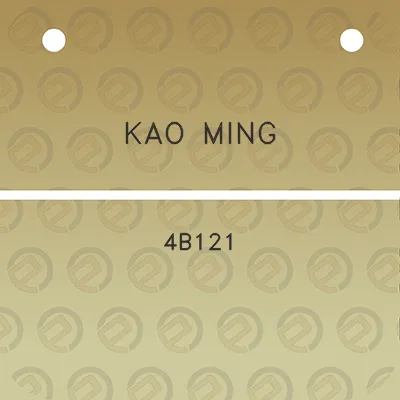 kao-ming-4b121