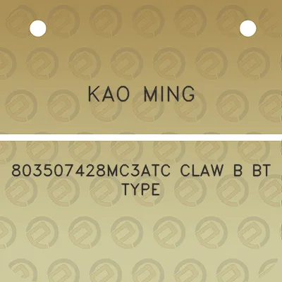 kao-ming-803507428mc3atc-claw-b-bt-type