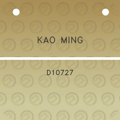 kao-ming-d10727