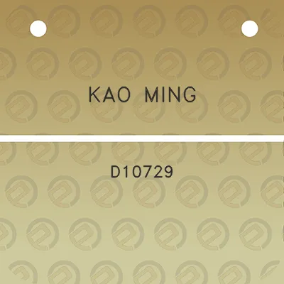 kao-ming-d10729