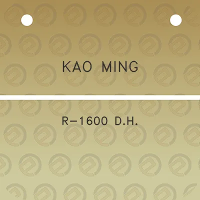 kao-ming-r-1600-dh