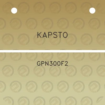 kapsto-gpn300f2