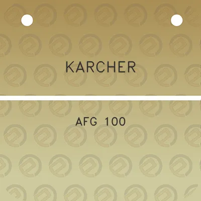 karcher-afg-100