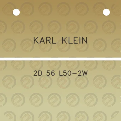 karl-klein-2d-56-l50-2w