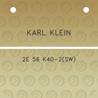 karl-klein-2e-56-k40-2sw