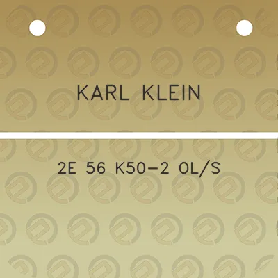 karl-klein-2e-56-k50-2-ols