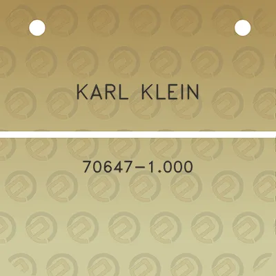 karl-klein-70647-1000