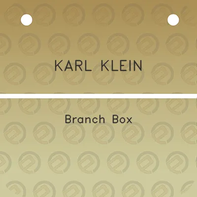 karl-klein-branch-box