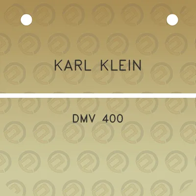 karl-klein-dmv-400