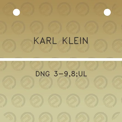 karl-klein-dng-3-98ul