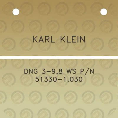 karl-klein-dng-3-98-ws-pn-51330-1030