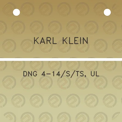 karl-klein-dng-4-14sts-ul