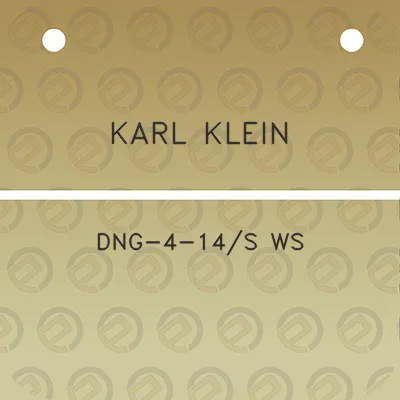 karl-klein-dng-4-14s-ws