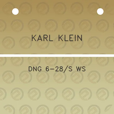 karl-klein-dng-6-28s-ws