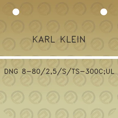 karl-klein-dng-8-8025sts-300cul