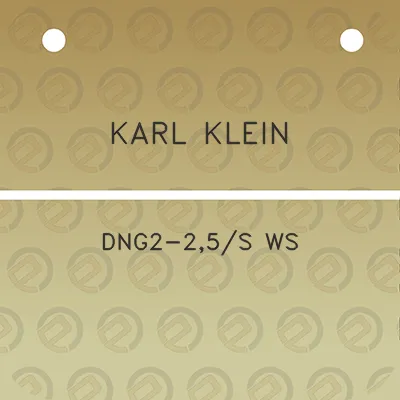 karl-klein-dng2-25s-ws