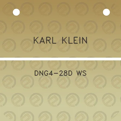 karl-klein-dng4-28d-ws