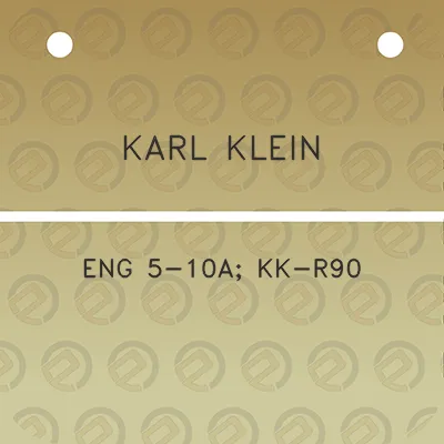 karl-klein-eng-5-10a-kk-r90