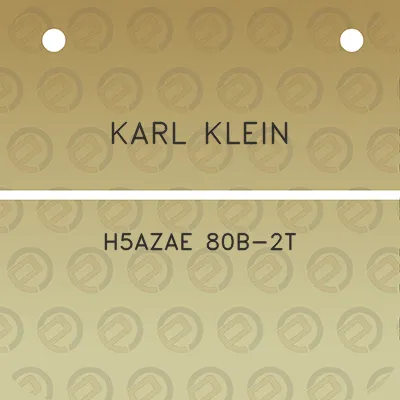 karl-klein-h5azae-80b-2t