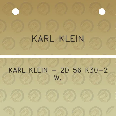 karl-klein-karl-klein-2d-56-k30-2-w