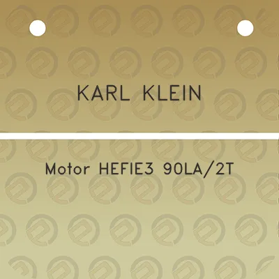 karl-klein-motor-hefie3-90la2t