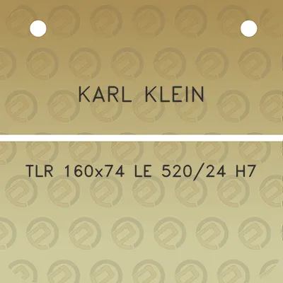 karl-klein-tlr-160x74-le-52024-h7