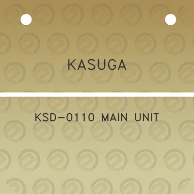 kasuga-ksd-0110-main-unit