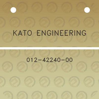 kato-engineering-012-42240-00