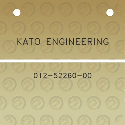 kato-engineering-012-52260-00