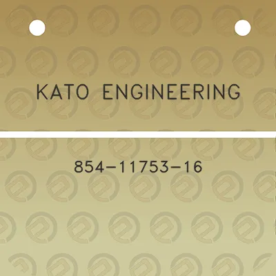 kato-engineering-854-11753-16