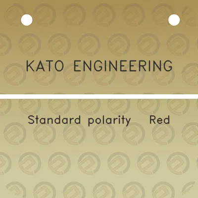 kato-engineering-standard-polarity-red