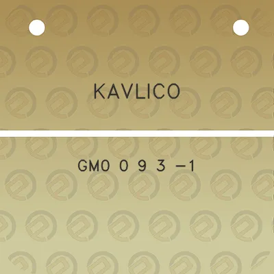 kavlico-gm0-0-9-3-1