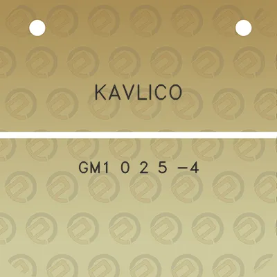 kavlico-gm1-0-2-5-4