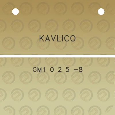 kavlico-gm1-0-2-5-8