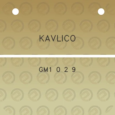 kavlico-gm1-0-2-9