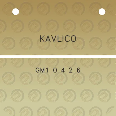 kavlico-gm1-0-4-2-6